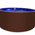 Круглый бассейн Лагуна 500х125см ТМ821/50011 темный шоколад (RAL 8017) 120_120