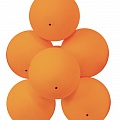 Мячи для настольного тенниса Atemi 1*, пластик, 40+, оранж., 6 шт., ATB101 120_120