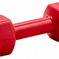 Гантель в виниловой оболочке 4 кг Profi-Fit форма шестигранник, красный 120_120