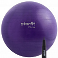 Фитбол d75см Star Fit с ручным насосом GB-109 фиолетовый 120_120